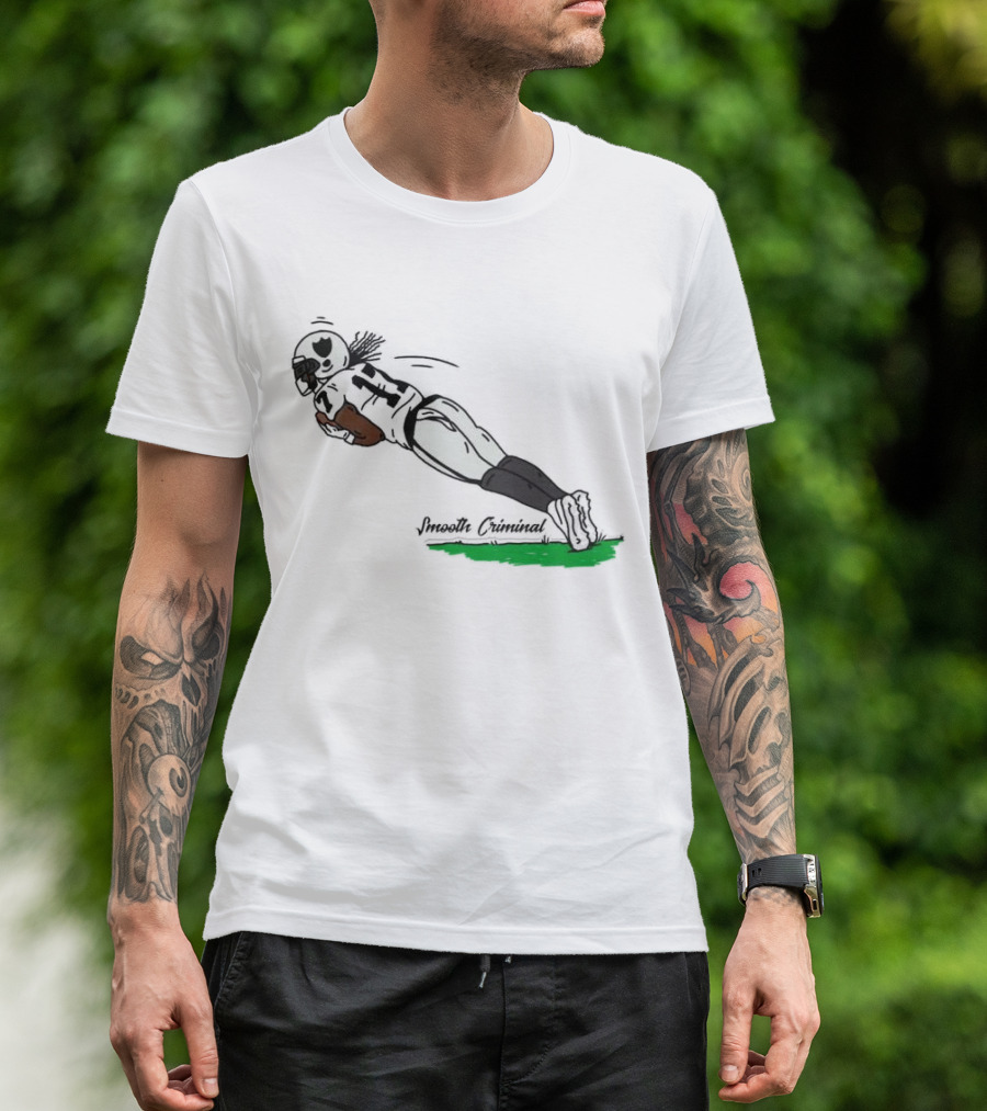 Smooth Criminal Davante Adams Las Vegas Raiders Leap NFL Football T-Shirt