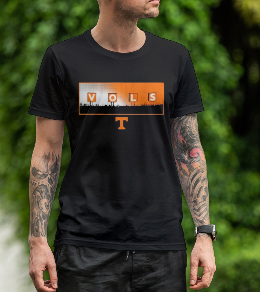 VOLS Tennessee Volunteers Stadium Iconic T Emblem T-Shirt