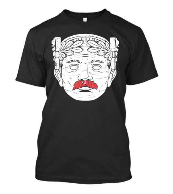 Guardian Maxilarino Mustache Roman Bust T-Shirt