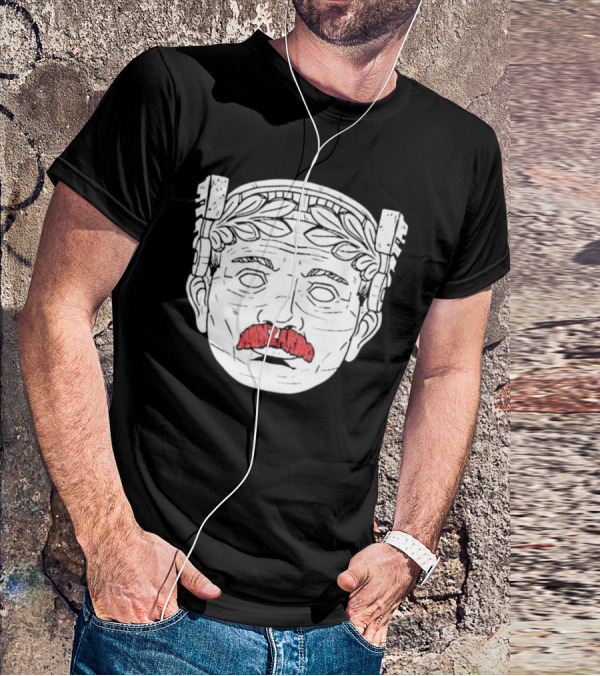 Guardian Maxilarino Mustache Roman Bust T-Shirt