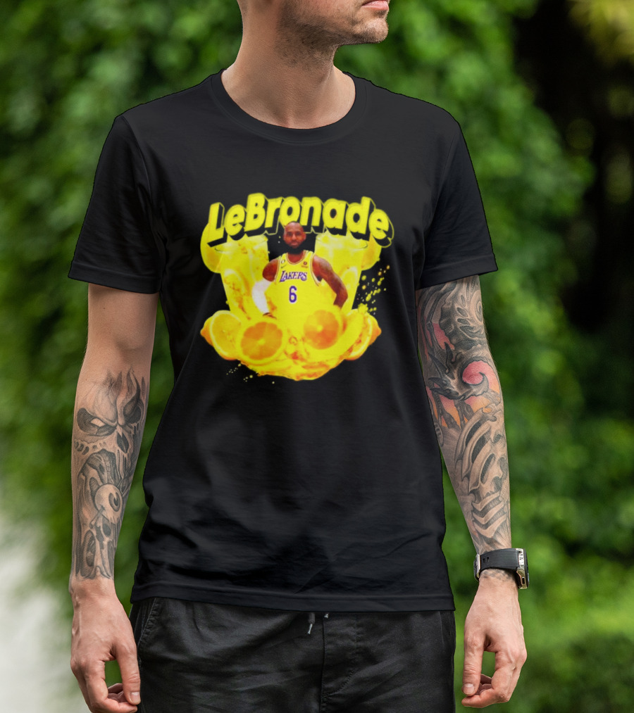 LeBronade LeBron James Los Angeles Lakers 6 Lemon Explosion T-Shirt