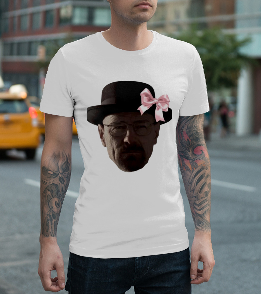 Pink Bow Walter White Heisenberg Breaking Bad T-Shirt