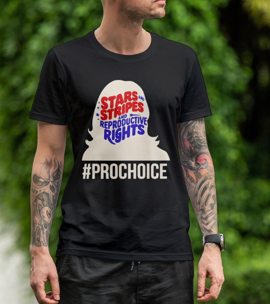 Stars And Stripes And Reproductive Rights #ProChoice T-Shirt