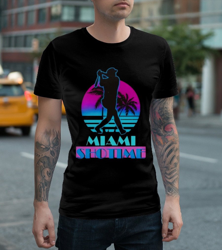 Miami Shotime Shohei Ohtani Los Angeles Dodgers 50 50 Season T-Shirt