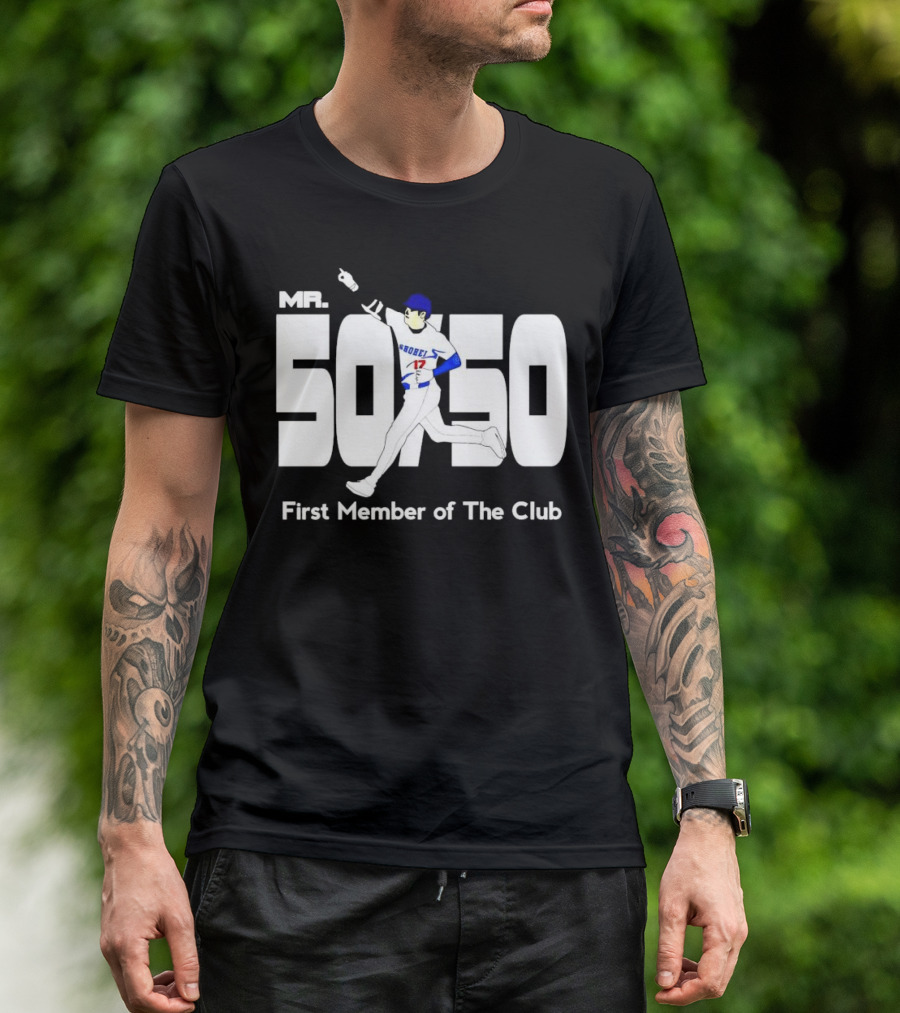 Shohei Ohtani MR. 50 50 First Member Of The Club Baseball Player 17 T-Shirt