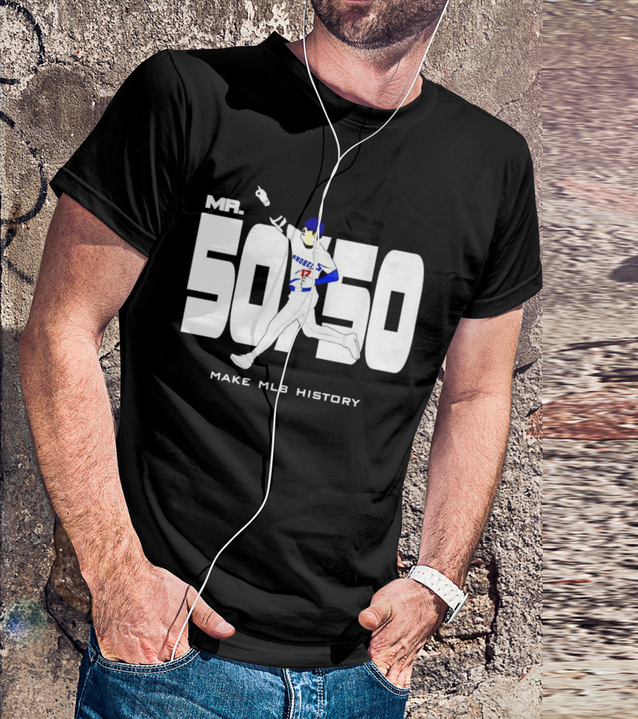 Mr. 50 50 Shohei Ohtani Make MLB History T-Shirt