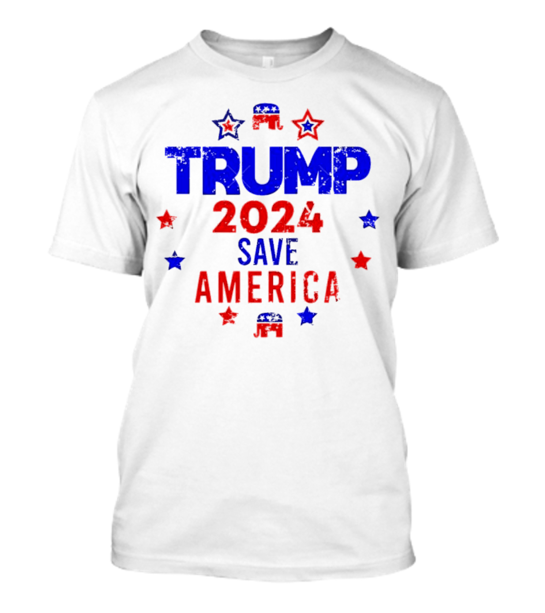 Trump 2024 Save America Elephant Republican T-Shirt