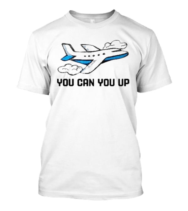 Mowochi You Can You Up Airplane Clouds T-Shirt