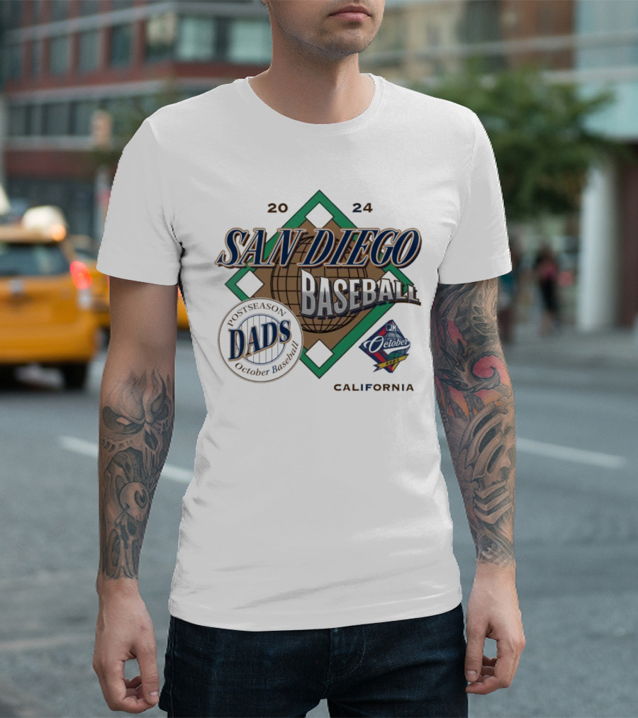 October Postseason San Diego California 2024 Baseball Padres T-Shirt