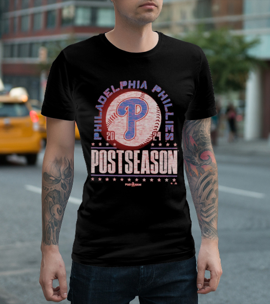 Philadelphia Phillies 2024 Postseason Red October Baseball T-Shirt