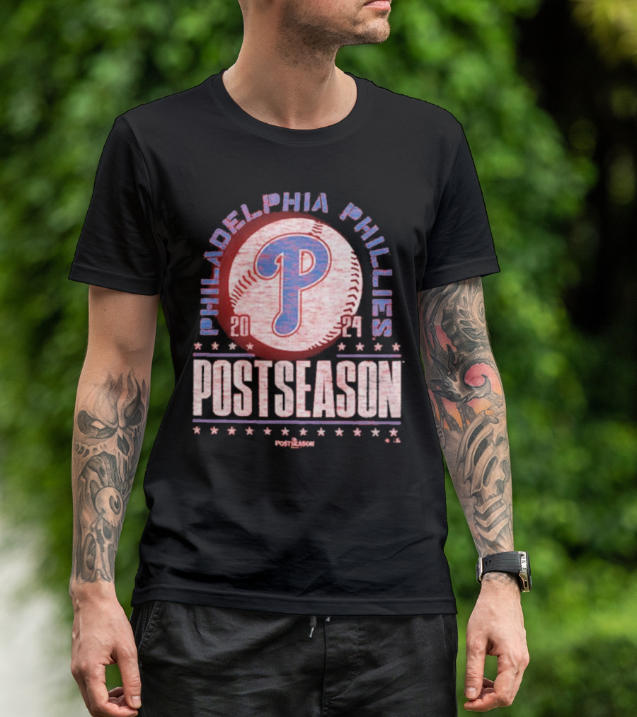 Philadelphia Phillies 2024 Postseason Red October Baseball T-Shirt