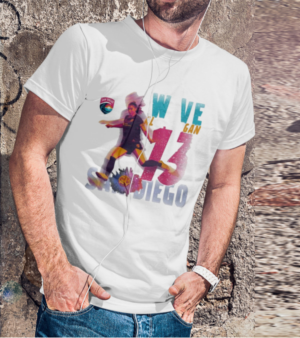 San Diego Wave FC Alex Morgan 13 Action T-Shirt