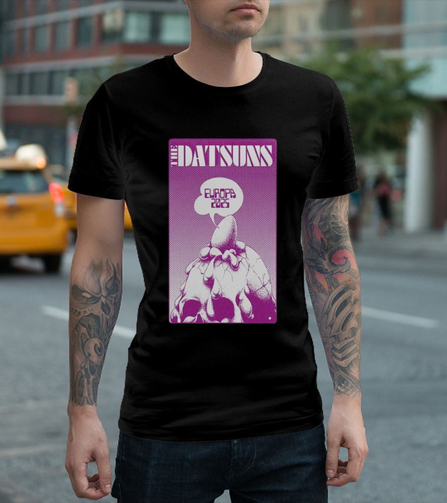 The Datsuns Europa 2025 Skull T-Shirt