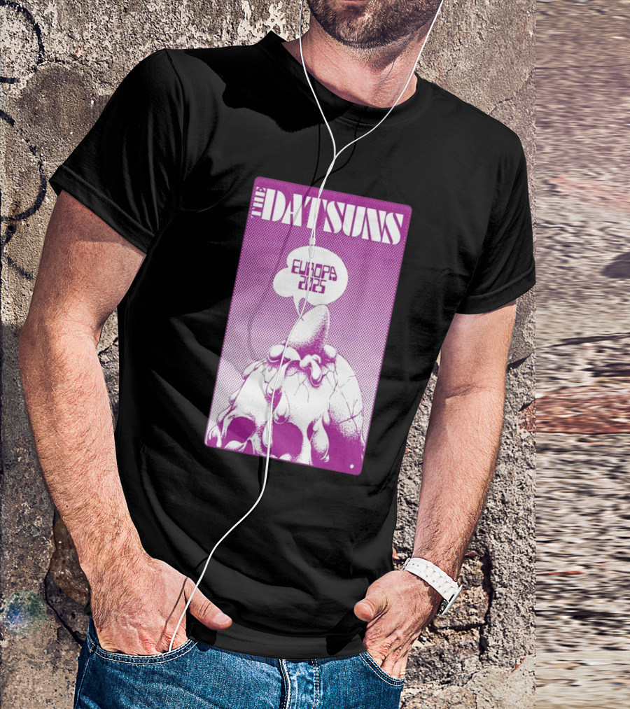 The Datsuns Europa 2025 Skull T-Shirt