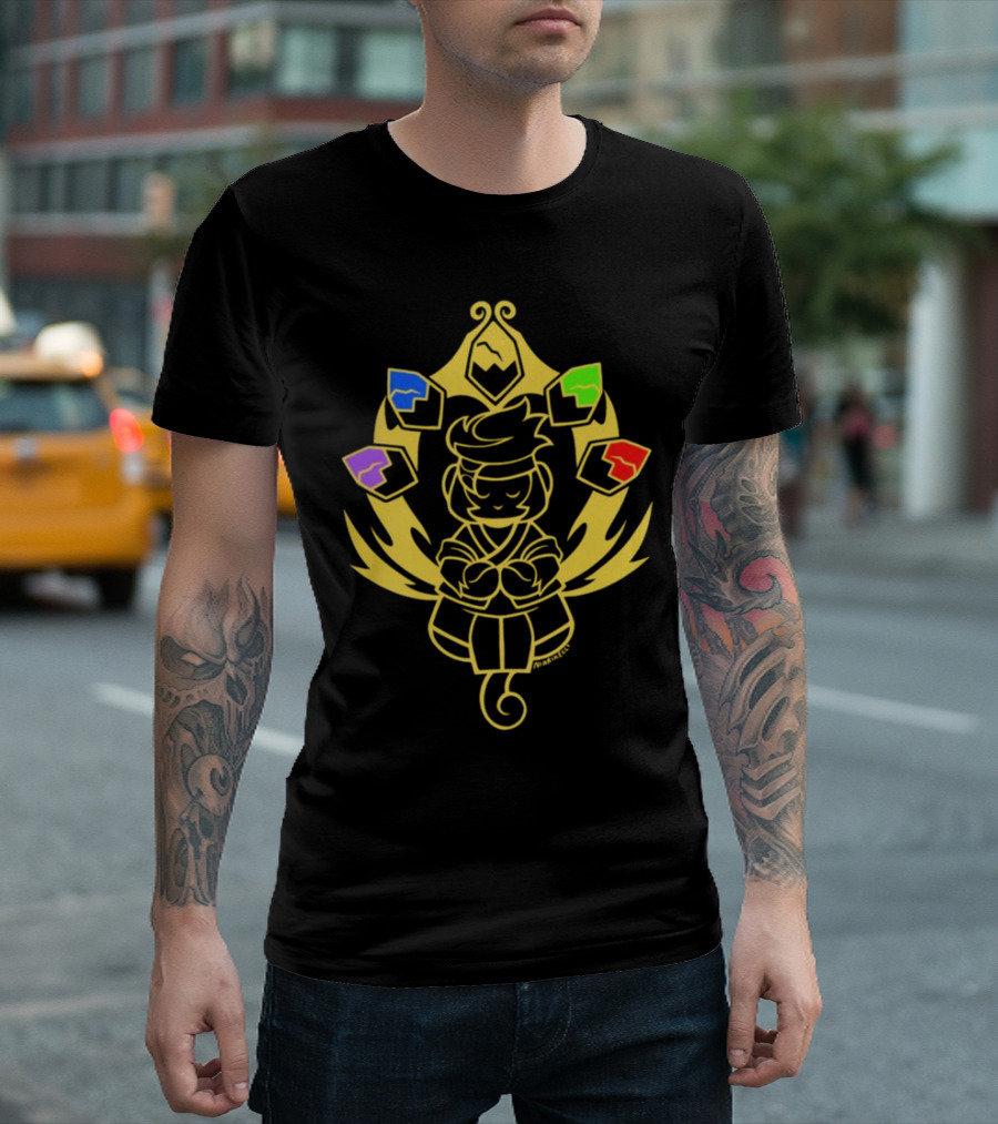 Pokémon Gym Badges T-Shirt