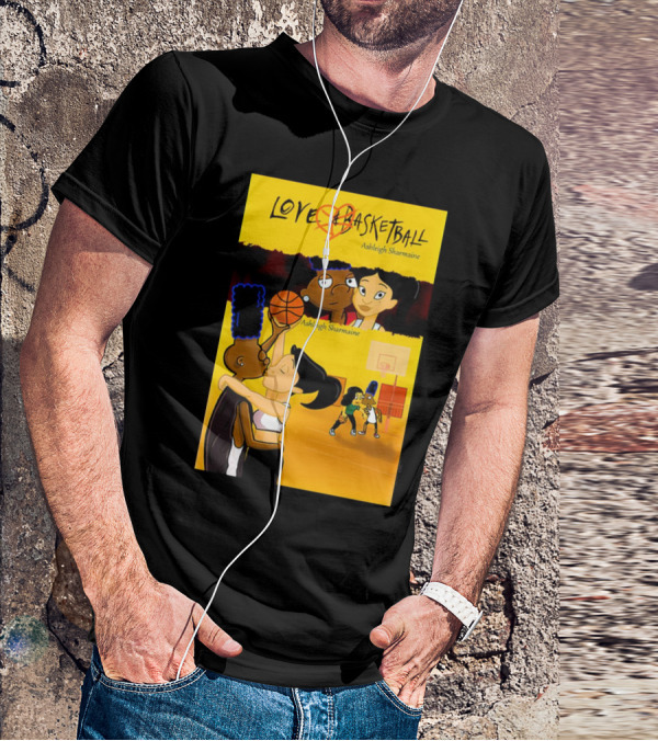 Love And Basketball Ashleigh Sharmaine Animated Romance Sports T-Shirt