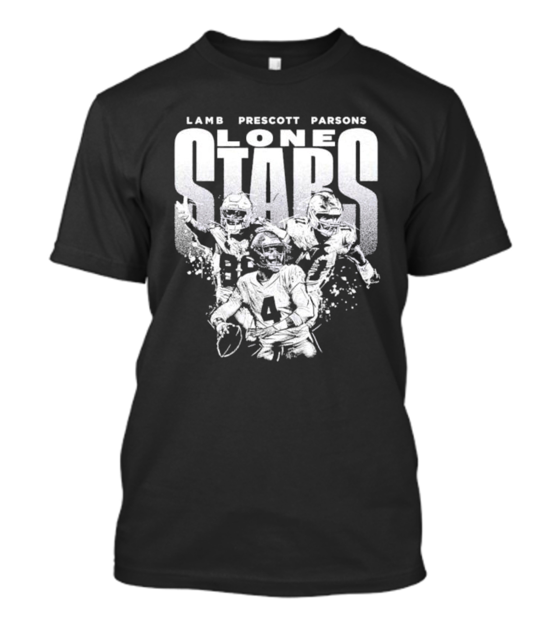 Lamb Prescott Parsons Lone Stars Dallas Cowboys T-Shirt