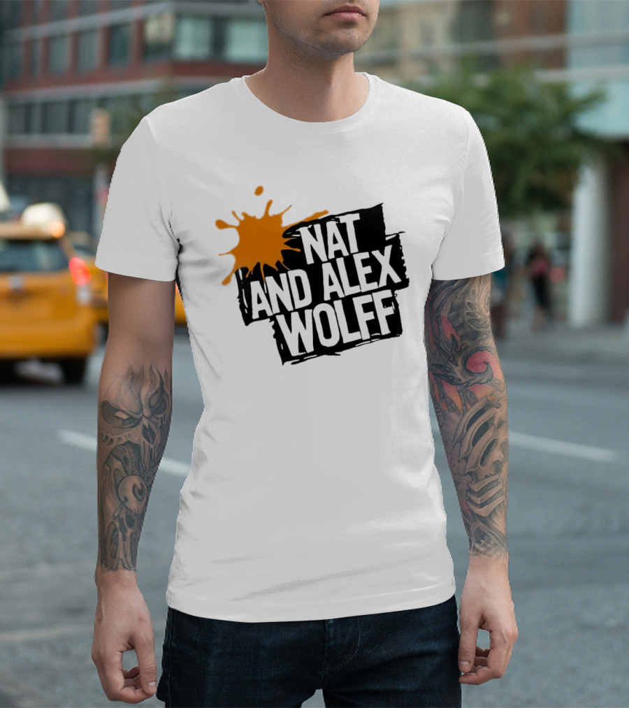 Nat And Alex Wolff Splash Motif T-Shirt