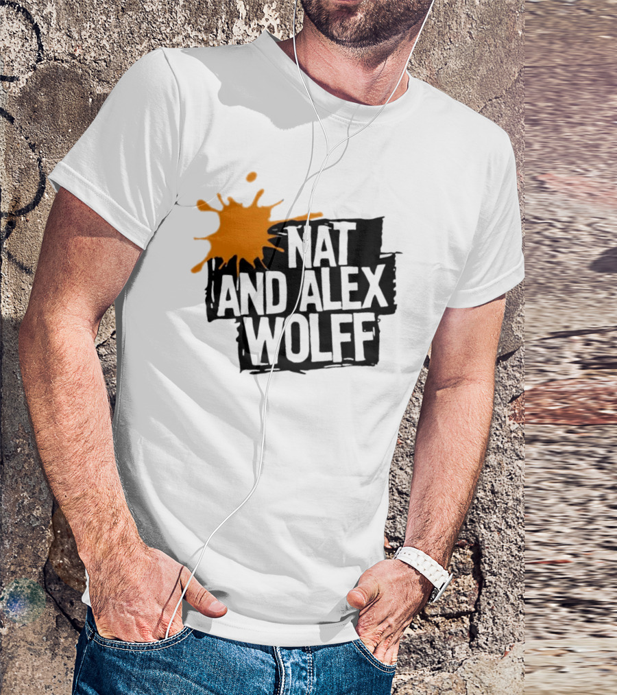Nat And Alex Wolff Splash Motif T-Shirt