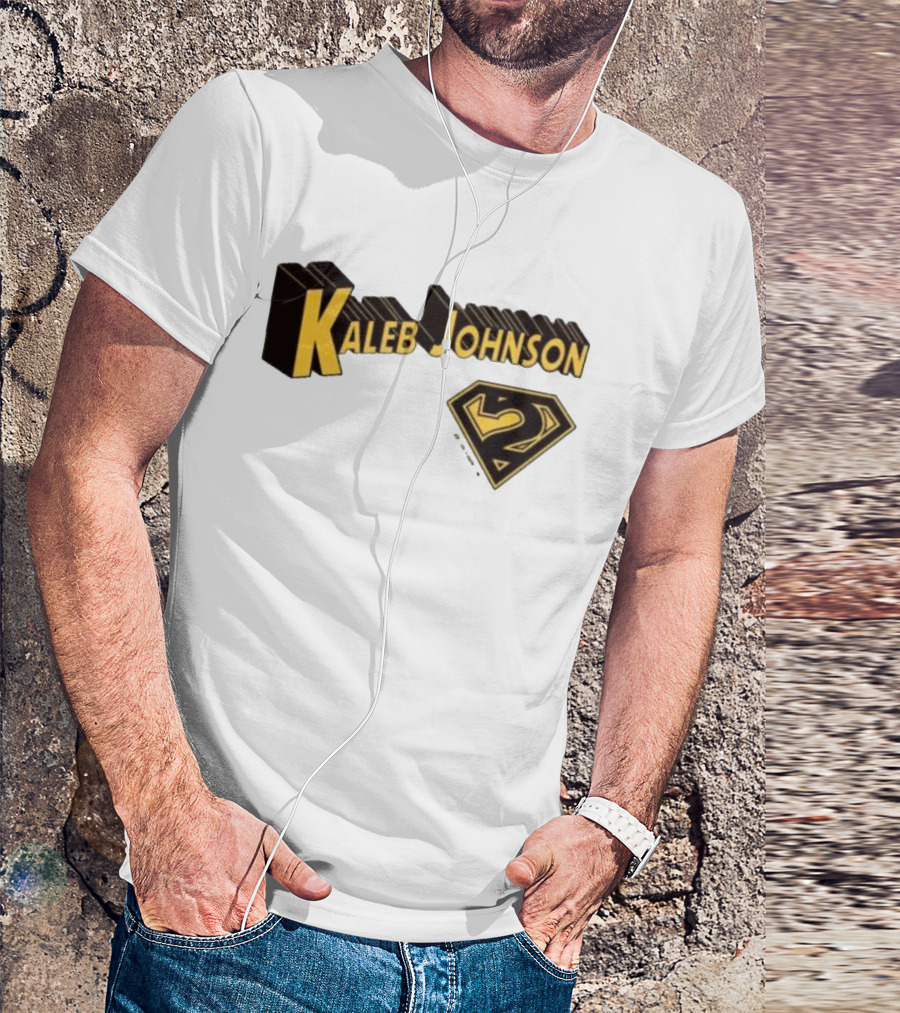 Kaleb Johnson Superman Style Logo Retro T-Shirt