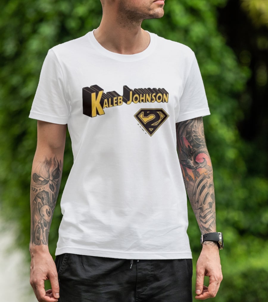 Kaleb Johnson Superman Style Logo Retro T-Shirt