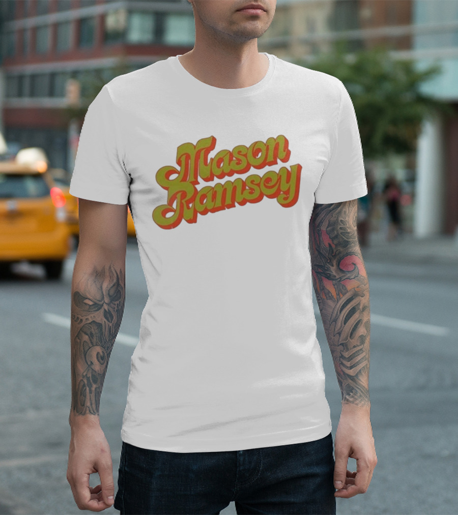 Mason Ramsey Vibrant Script Raglan T-Shirt