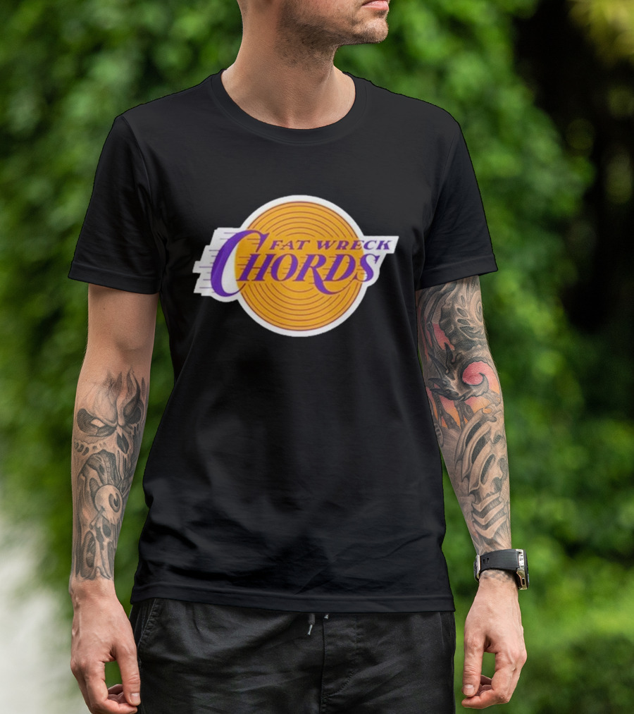 Fat Wreck Chords Los Angeles Lakers Parody San Pedro T-Shirt