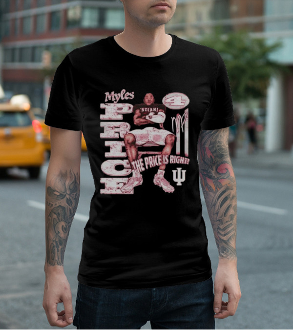 Myles Price Indiana Hoosiers The Price Is Right Football Number 4 T-Shirt