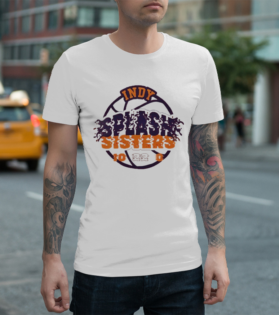 Indy Splash Sisters 10 22 0 Basketball T-Shirt