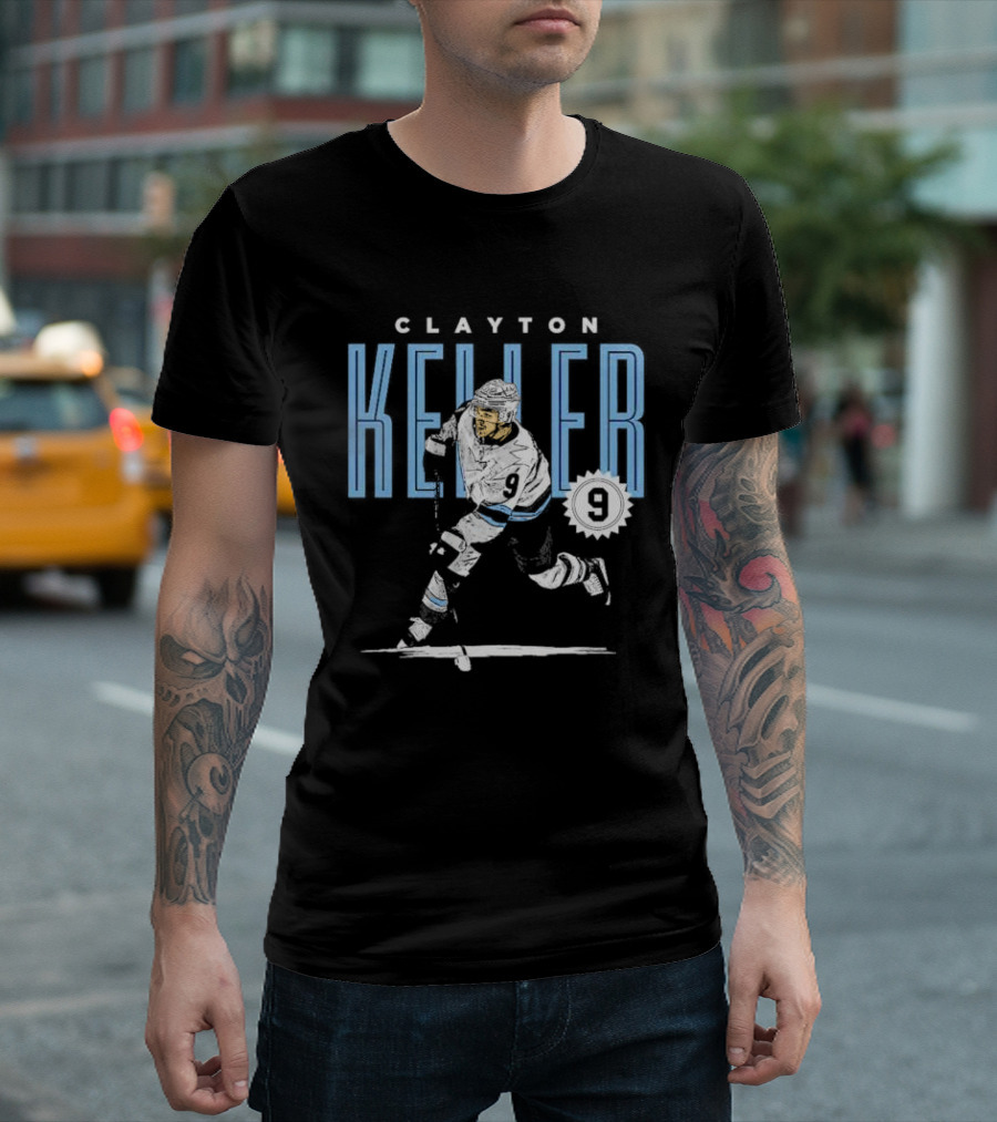 Clayton Keller Number 9 Hockey Player T-Shirt