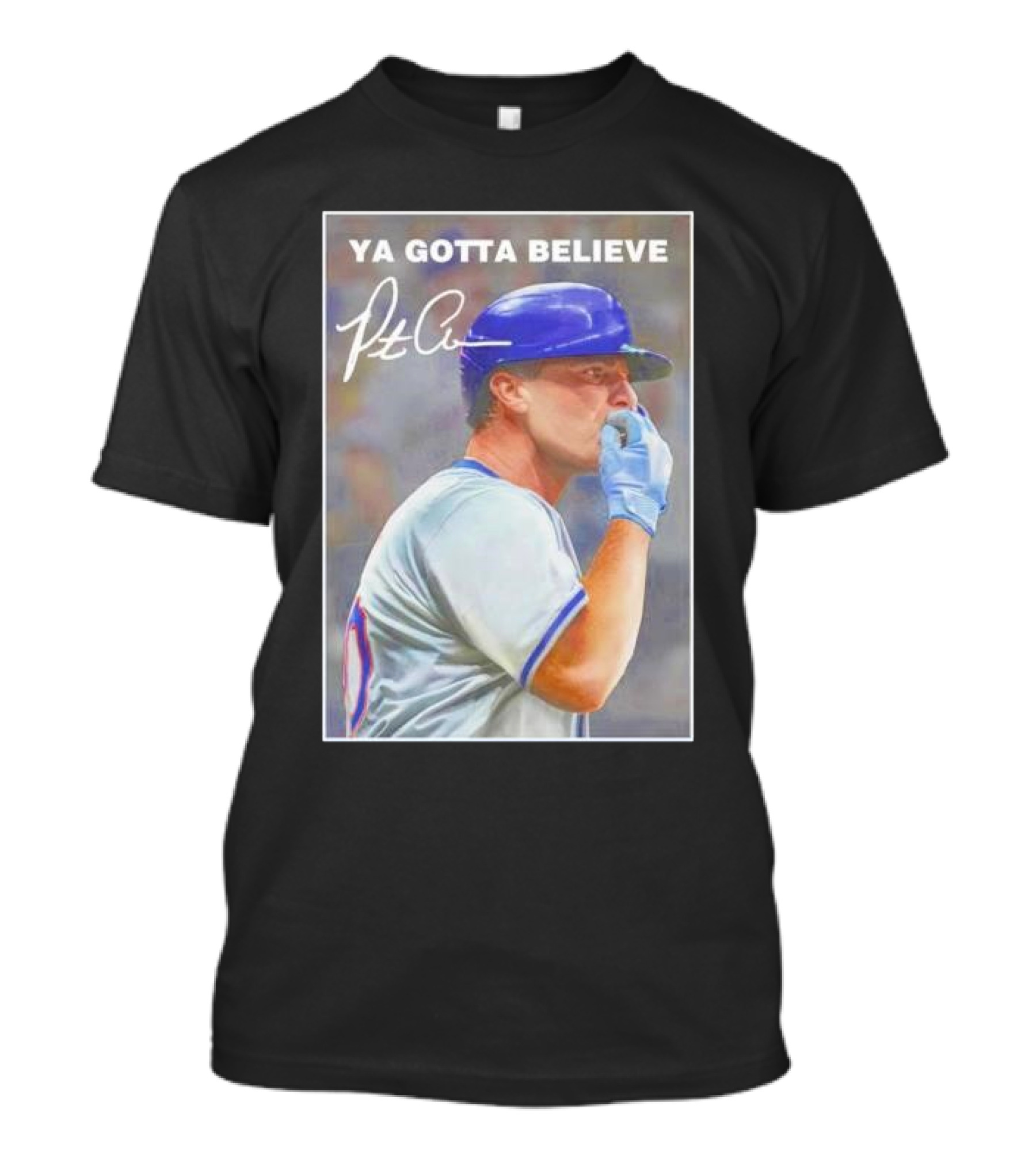 YA GOTTA BELIEVE Pete Alonso New York Mets Signature Chef's Kiss T-Shirt