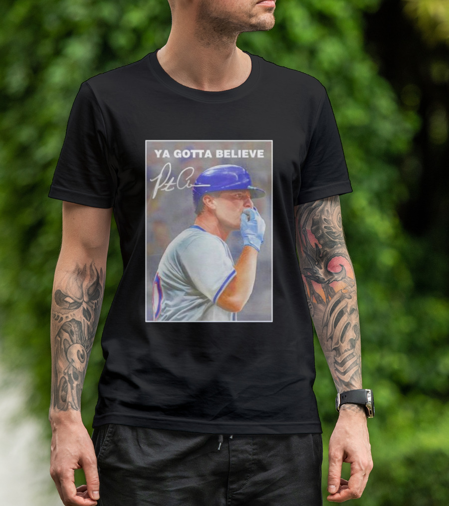 YA GOTTA BELIEVE Pete Alonso New York Mets Signature Chef's Kiss T-Shirt