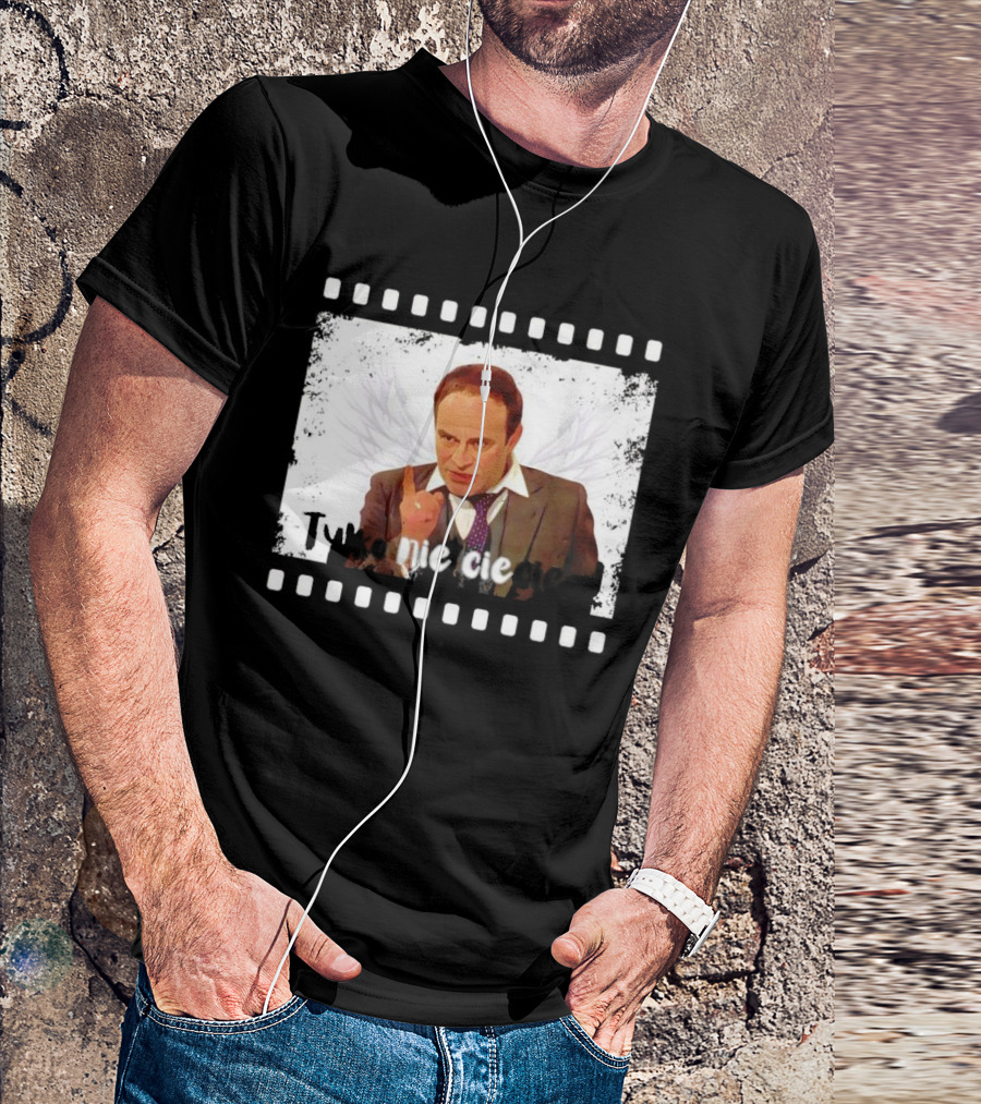 Tylko Nie Cieciem Stanisław Anioł Filmstrip Winged T-Shirt