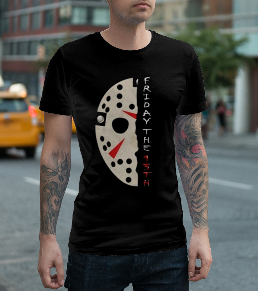 Jason Voorhees Mask Friday The 13th Vintage T-Shirt