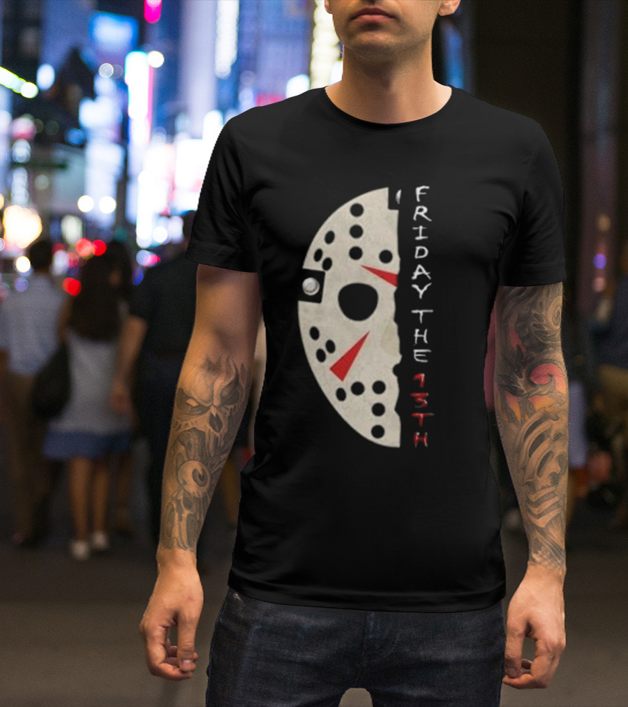 Jason Voorhees Mask Friday The 13th Vintage T-Shirt