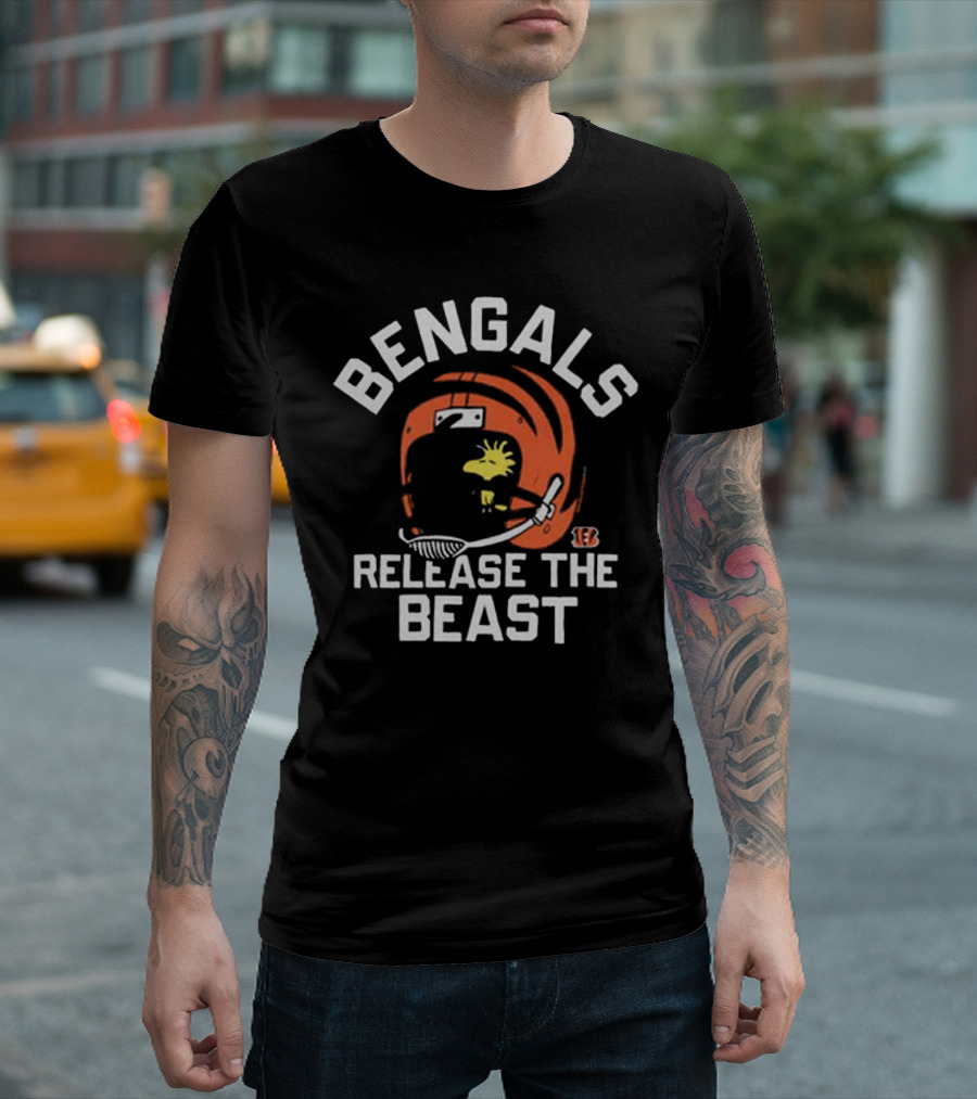 Youth Bengals Release The Beast Peanuts Collaboration T-Shirt