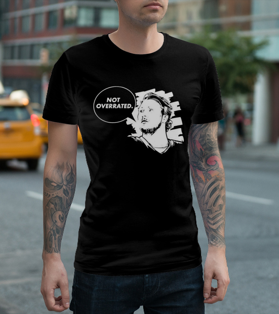 Buffalo Bills Josh Allen Not Overrated Speech Bubble T-Shirt
