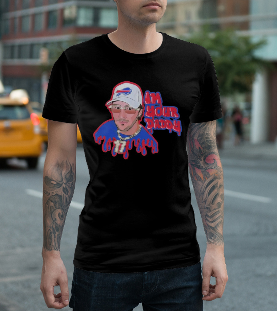 Josh Allen Buffalo Bills I’m Your Daddy JA17 Iconic Sports Look T-Shirt