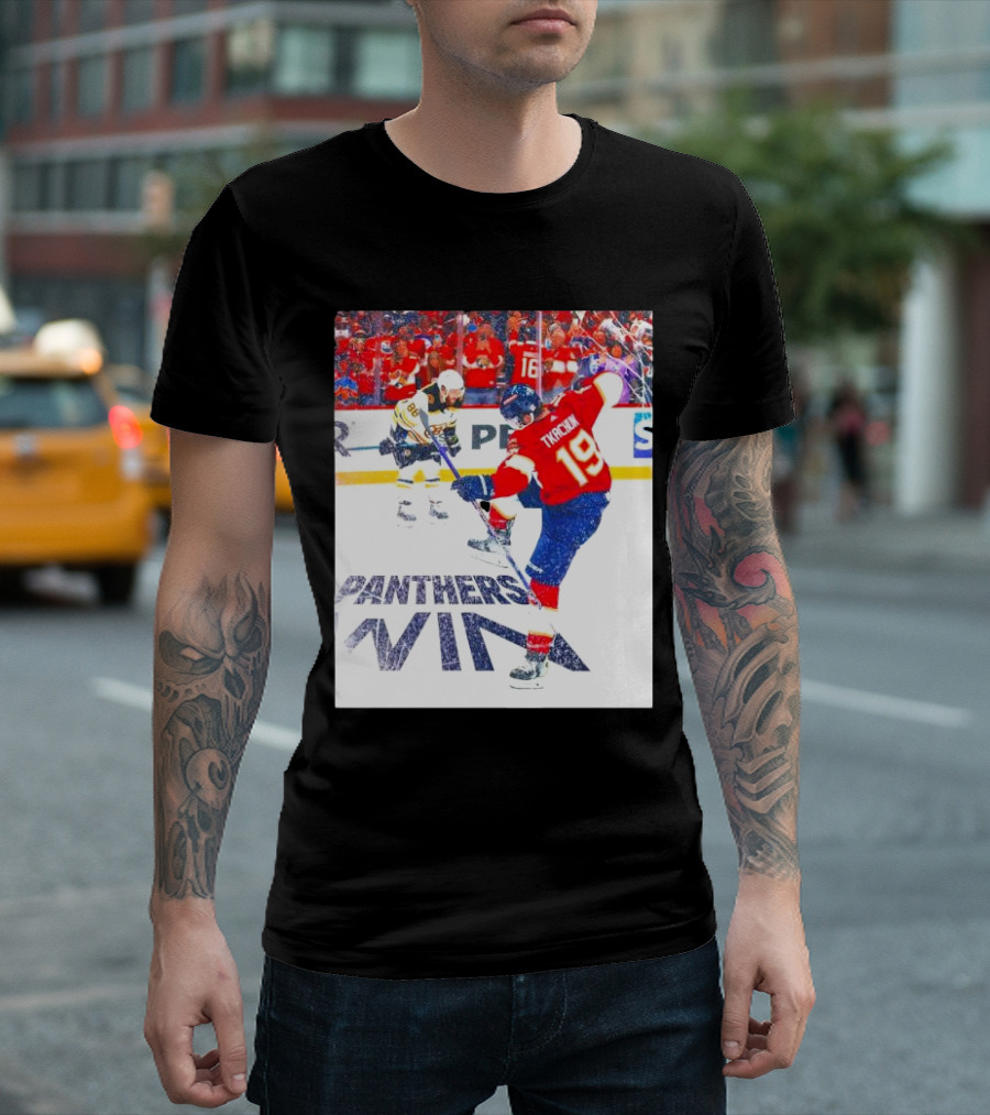 Florida Panthers Win Against Boston Bruins with Celebratory Energy T-Shirt