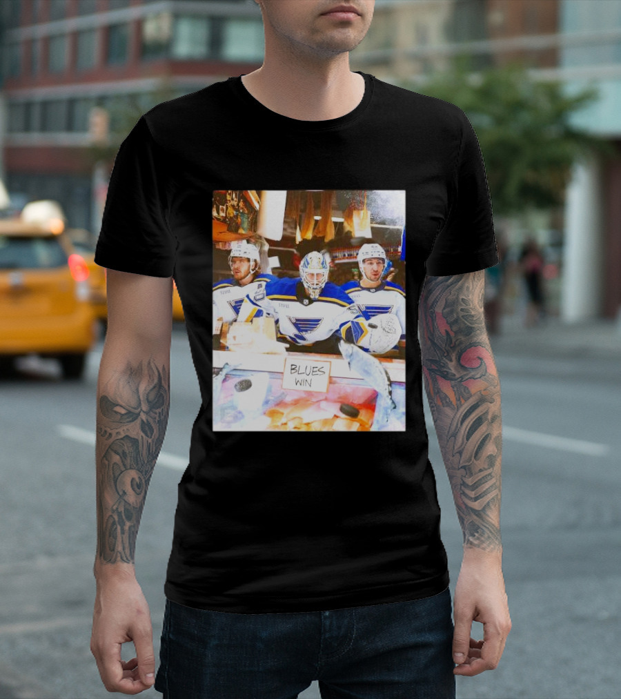 Blues Win St. Louis Hockey Victory T-Shirt