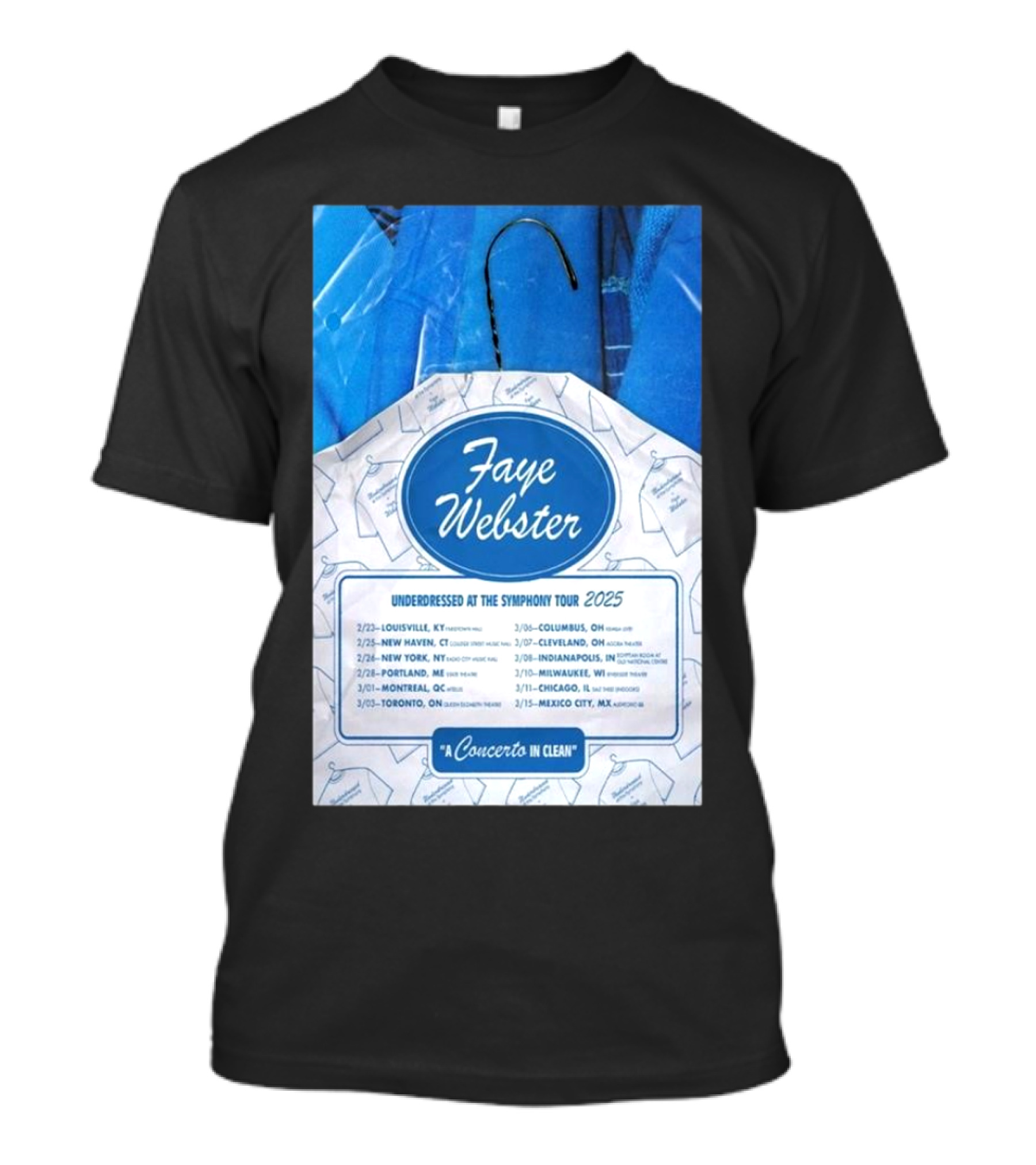 Faye Webster Underdressed At The Symphony Tour 2025 Dates And Locations Concerto In Clean T-Shirt