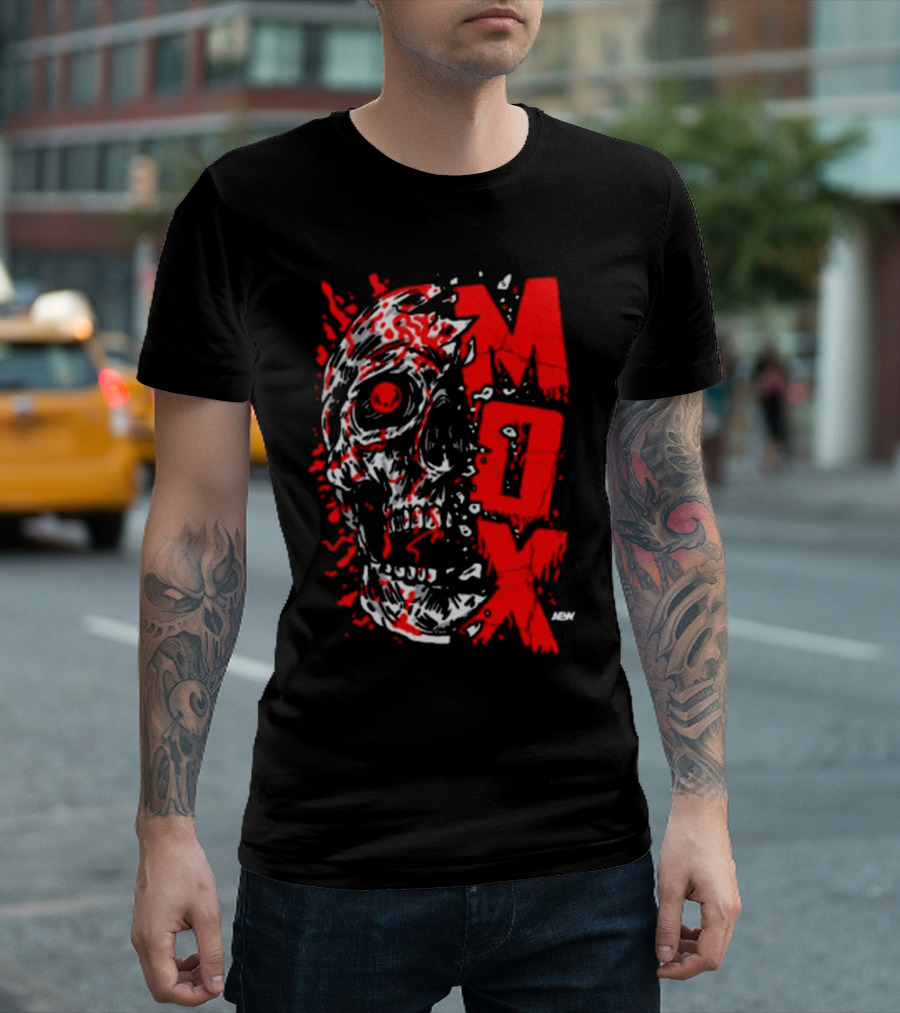 MOX Skull AEW Jon Moxley To the Bone T-Shirt