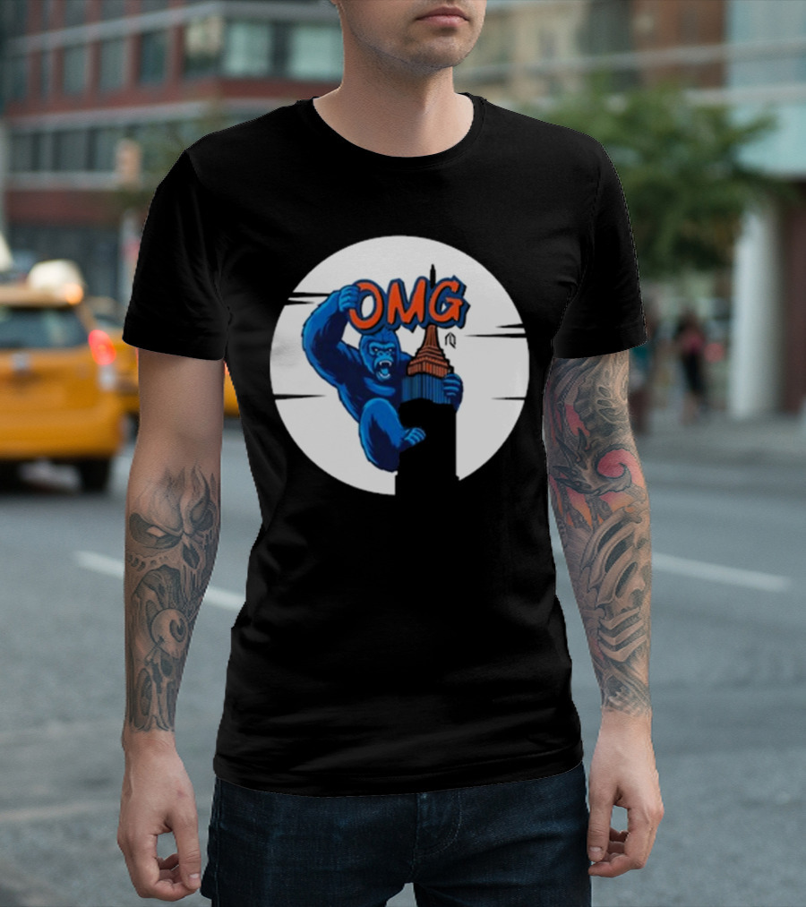 OMG King Kong Empire Tower Iconic Reference T-Shirt