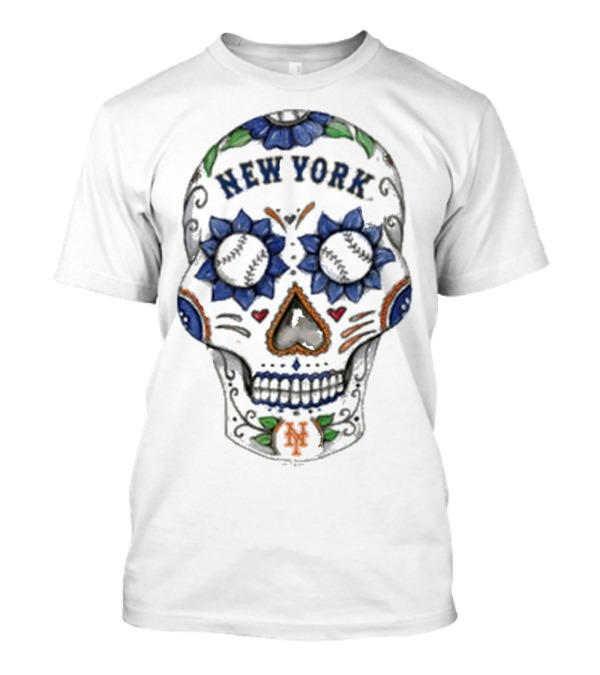 New York Mets Sugar Skull MLB T-Shirt