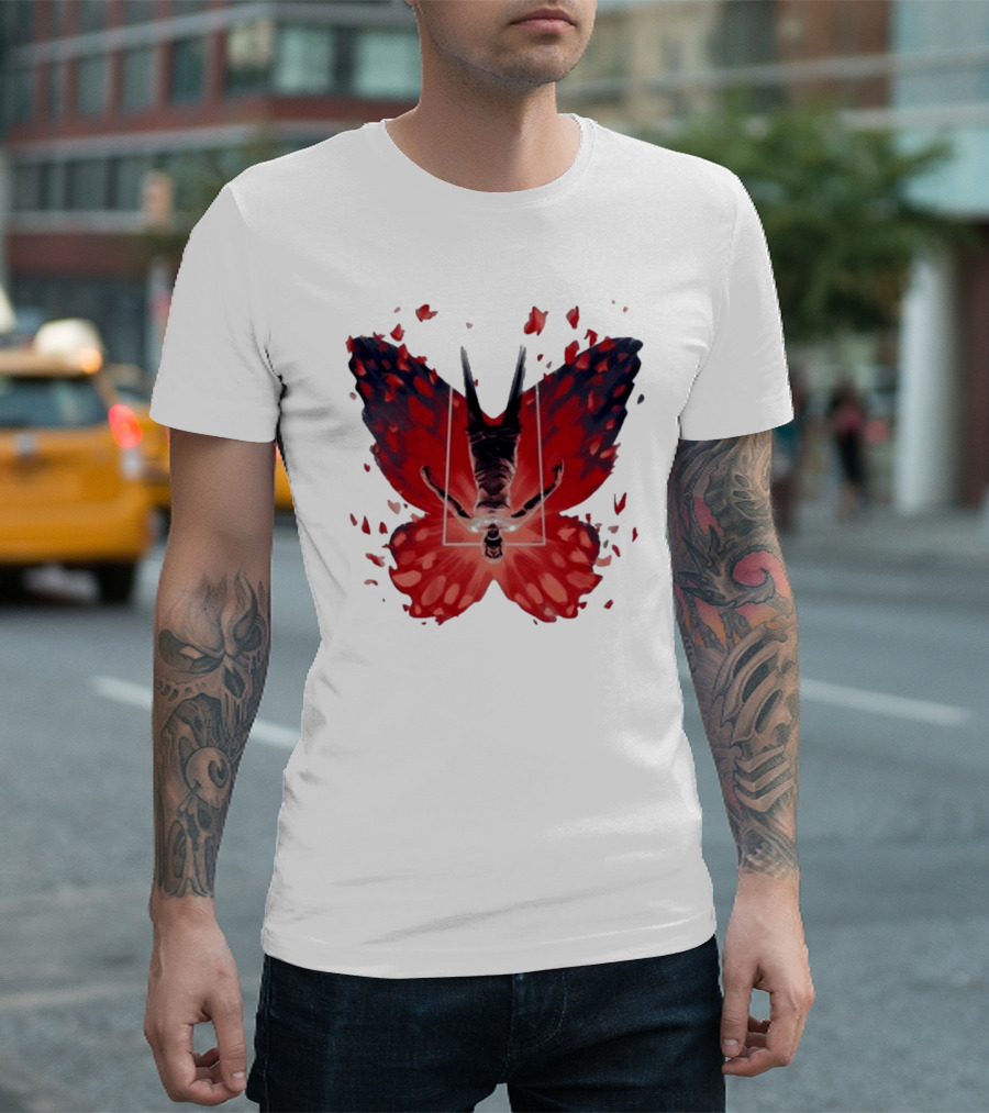 Silent Hill 2 Coicted Form Red Butterfly T-Shirt