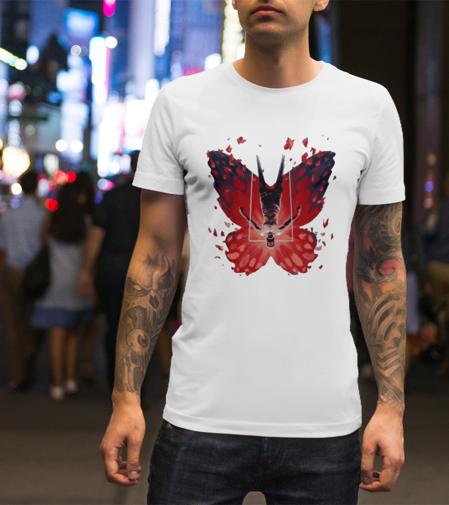 Silent Hill 2 Coicted Form Red Butterfly T-Shirt