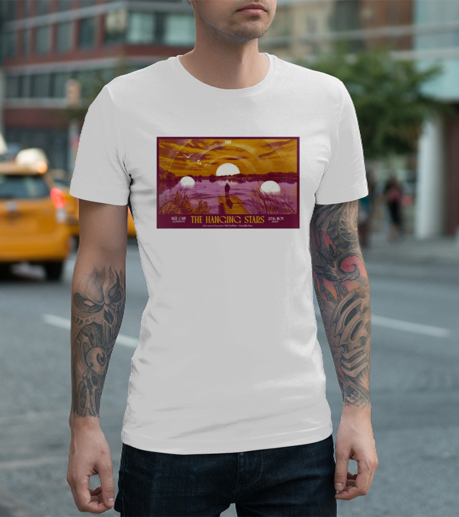 The Hanging Stars Jazz Cafe London 27th Nov 2024 Sunset Landscape T-Shirt