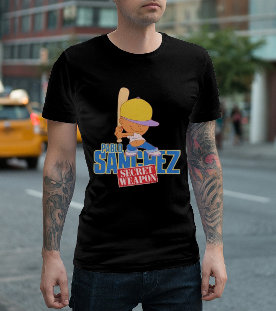 Pablo Sanchez Secret Weapon Backyard Baseball T-Shirt