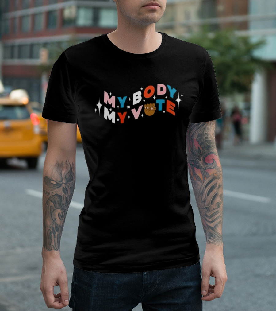 Kim Gordon My Body My Vote Activist Empowerment T-Shirt