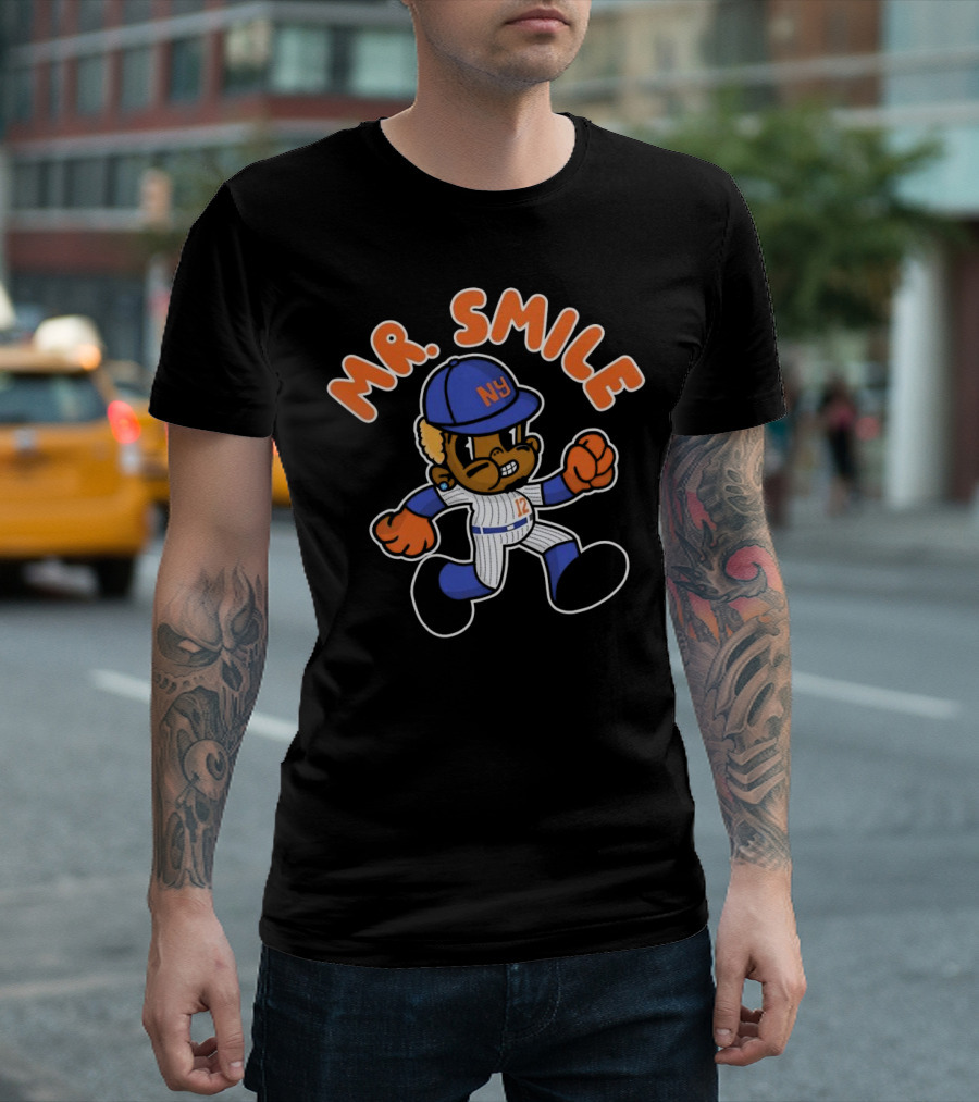 New York Mets Mr. Smile NY 12 T-Shirt